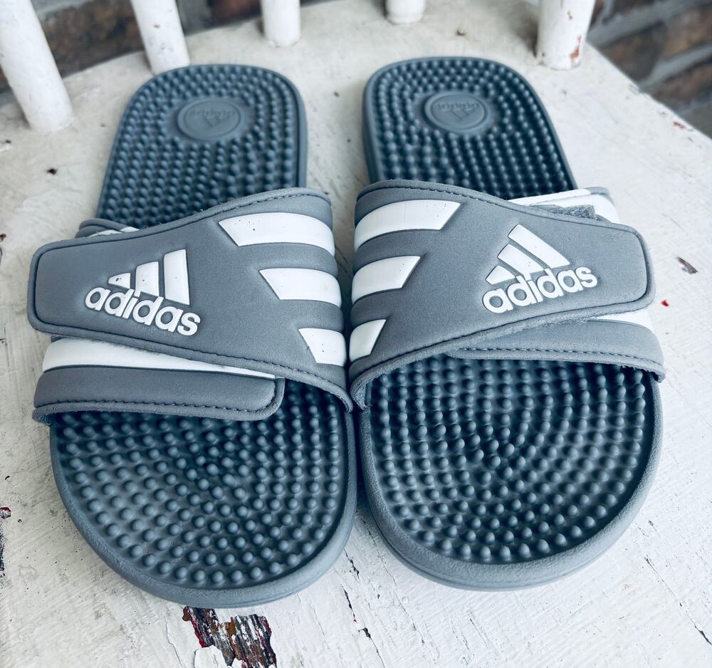 adidas Adissage Slide Sandals, Size 4